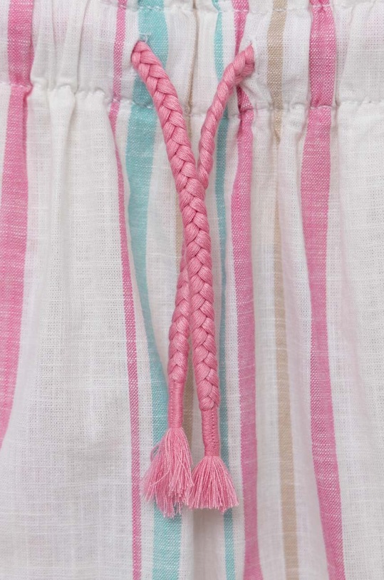 DÍVKA Dětské bavlněné šortky United Colors of Benetton 4JKCC901K.G.SEASONAL bílá