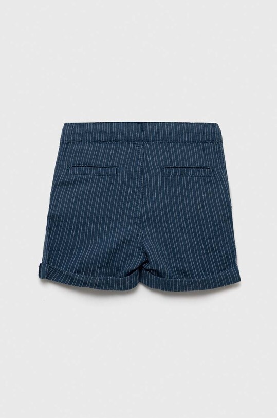 Детские льняные шорты United Colors of Benetton 4W29G900Z.P.SEASONAL тёмно-синий SS23