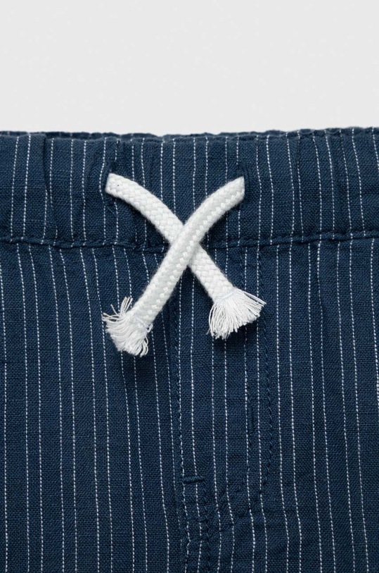 Момиче Детски ленен къс панталон United Colors of Benetton 4W29G900Z.P.SEASONAL тъмносин