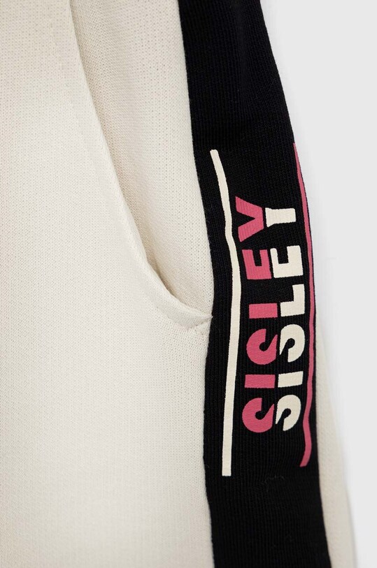 Детские хлопковые шорты Sisley бежевый 3J68X900C.G.SEASONAL