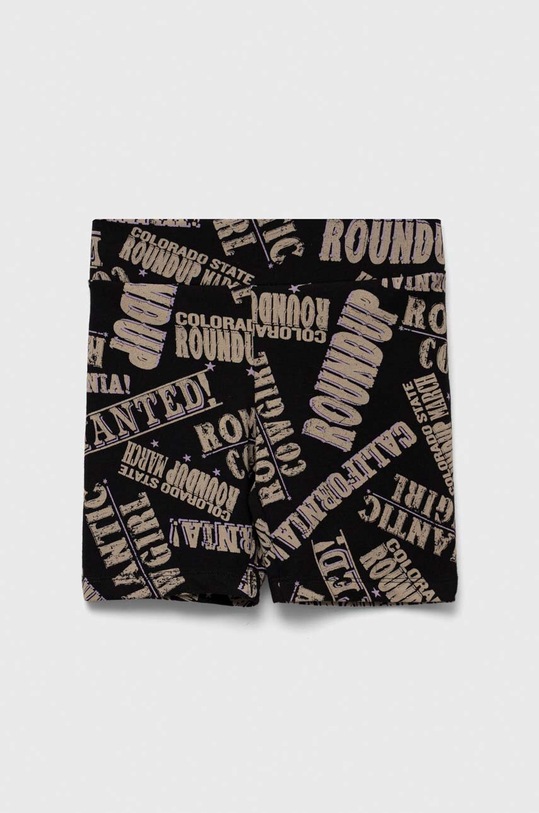 Sisley szorty dziecięce wzorzyste czarny 3QRDX900F.G.SEASONAL