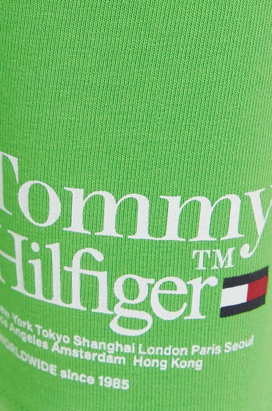 Παιδικό σορτς Tommy Hilfiger πράσινο KG0KG07253.PPYX