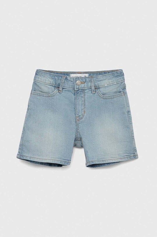 Detské rifľové krátke nohavice Abercrombie & Fitch rifľovina modrá KI249.3031