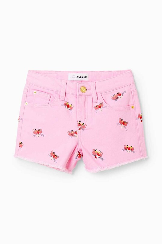 Detské krátke nohavice Desigual 23SGDD05 ružová SS23