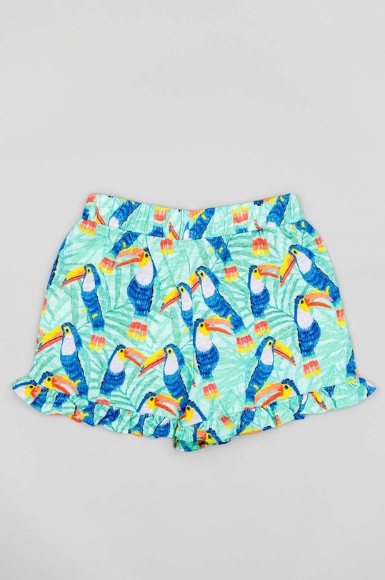 Детские хлопковые шорты zippy ZKGAP0402.23013 бирюзовый SS23