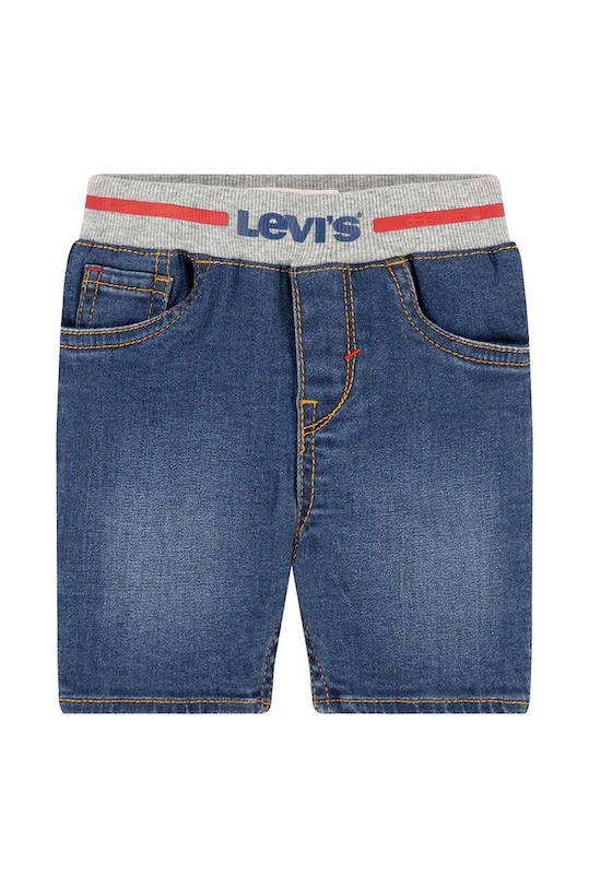 Levi's szorty jeansowe dziecięce z elastanem niebieski 6EB819