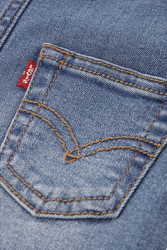 Levi's ogrodniczki jeansowe dziecięce granatowy 6EE584