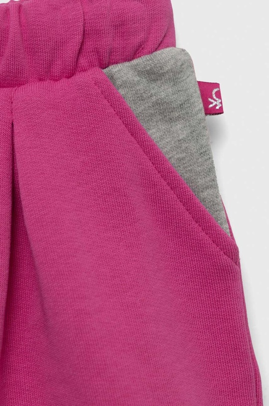 CHLAPEC Dětské bavlněné šortky United Colors of Benetton 3J68C901M.G.SEASONAL fialová