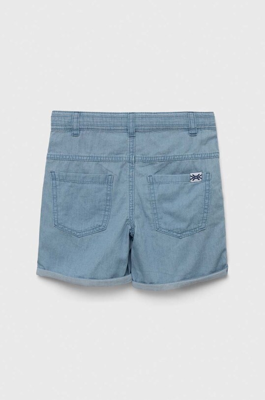 United Colors of Benetton szorty bawełniane dziecięce 4DHJG901B.P.SEASONAL niebieski SS23