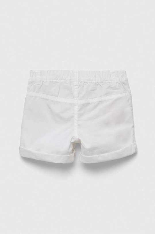 Dětské bavlněné šortky United Colors of Benetton 4LN6G900N.P.SEASONAL bílá SS23
