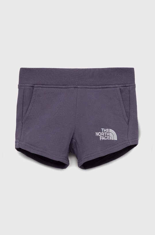 Παιδικό βαμβακερό σορτς The North Face βαμβάκι μωβ NF0A82EK