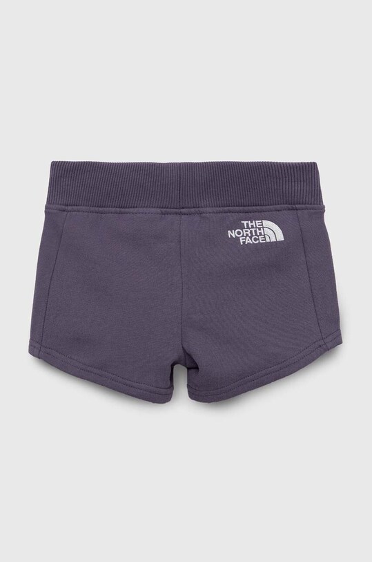 Παιδικό βαμβακερό σορτς The North Face NF0A82EK μωβ SS23