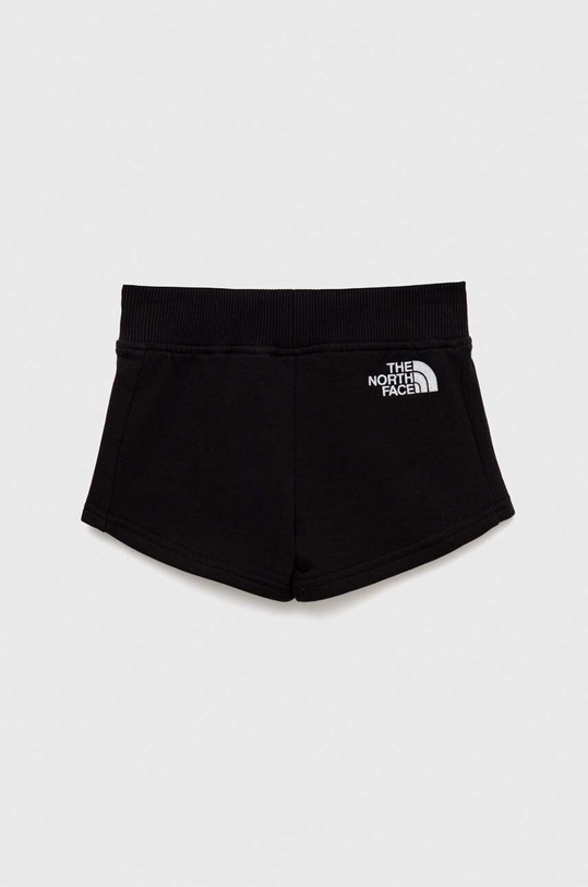The North Face pantaloni scurți din bumbac pentru copii NF0A82EK negru SS23