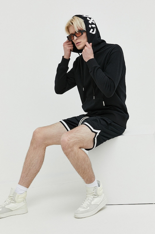 Šortky Abercrombie & Fitch KI128.3097.900 čierna SS23