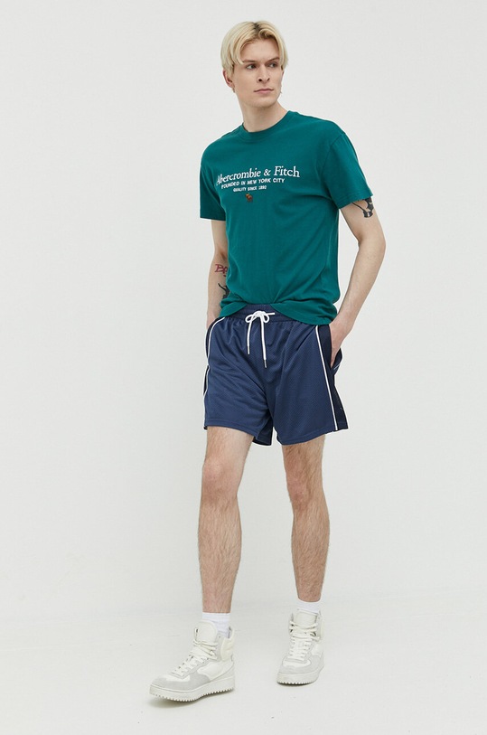 Abercrombie & Fitch pantaloni scurti KI128.3098.228 albastru SS23