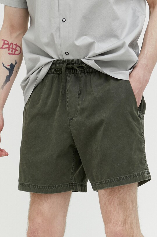 Abercrombie & Fitch pantaloni scurti din bumbac verde KI128.3124.333