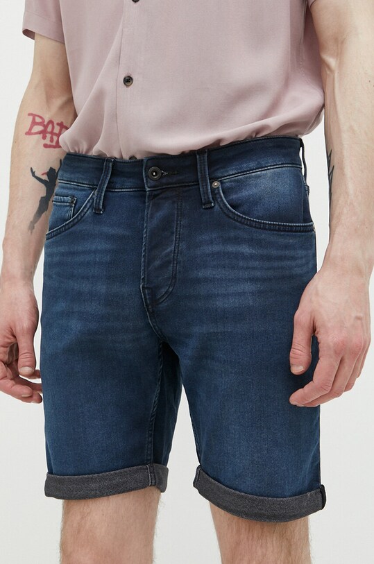 Traper kratke hlače Jack & Jones JJIRICK traper mornarsko plava 12223678.BlueDenim