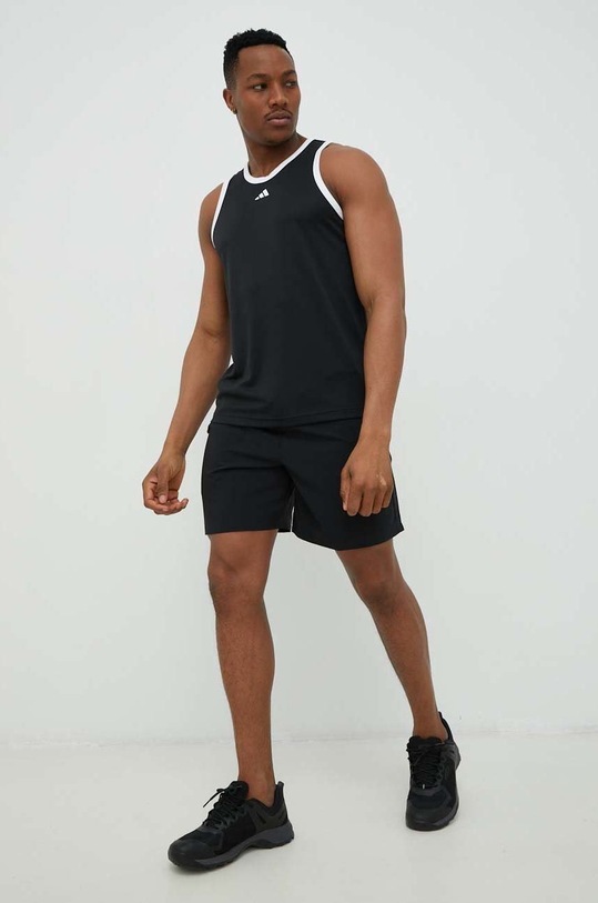adidas szorty treningowe Essentials Chelsea IC9392 czarny SS23