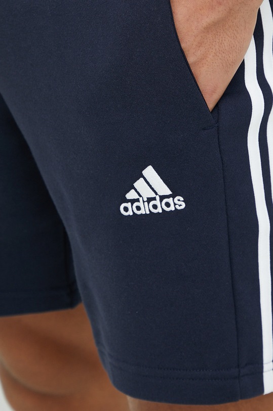 adidas szorty bawełniane Essentials granatowy IC9436