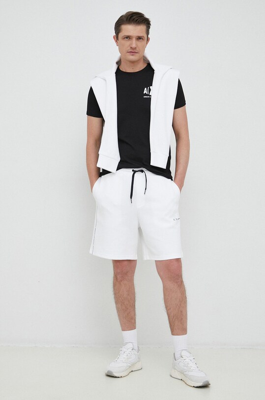 Armani Exchange szorty 3RZSBB.ZJCAZ biały SS23