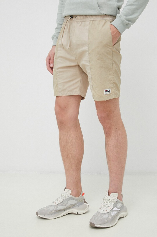 Fila szorty tkanina beżowy FAM0363