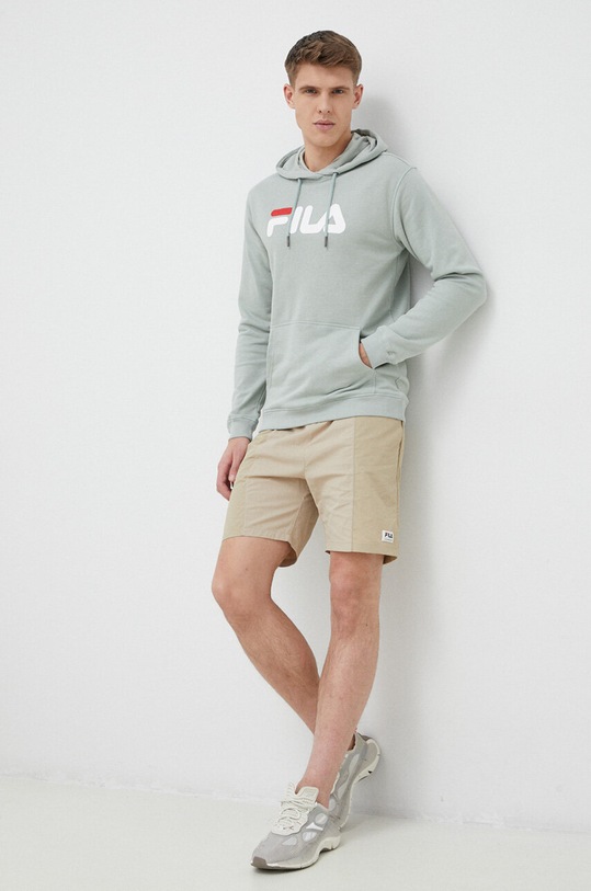 Fila szorty FAM0363 beżowy SS23