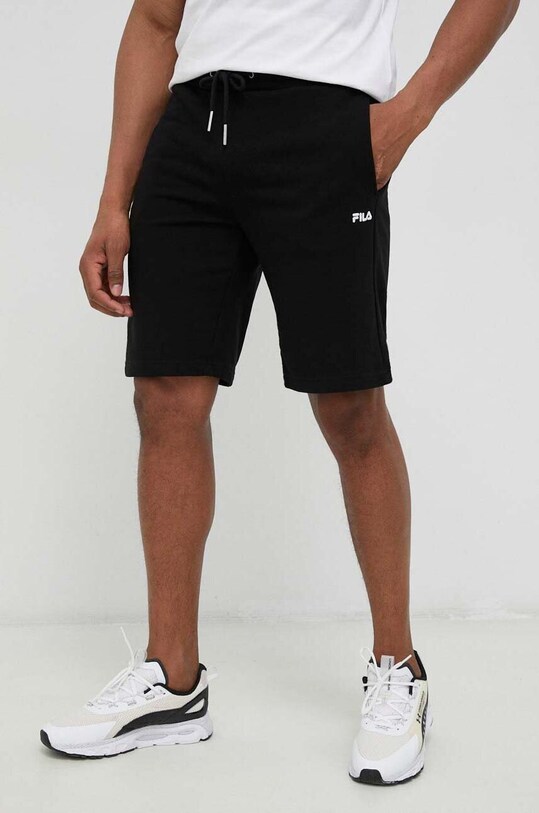 Fila szorty Blehen FAM0344 czarny SS24