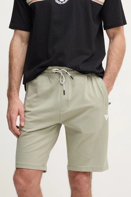 Guess szorty z elastanem zielony Z2YD02.K6ZS1