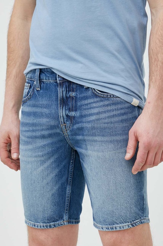 Guess pantaloni scurti jeans albastru M3GD03.D4T9G