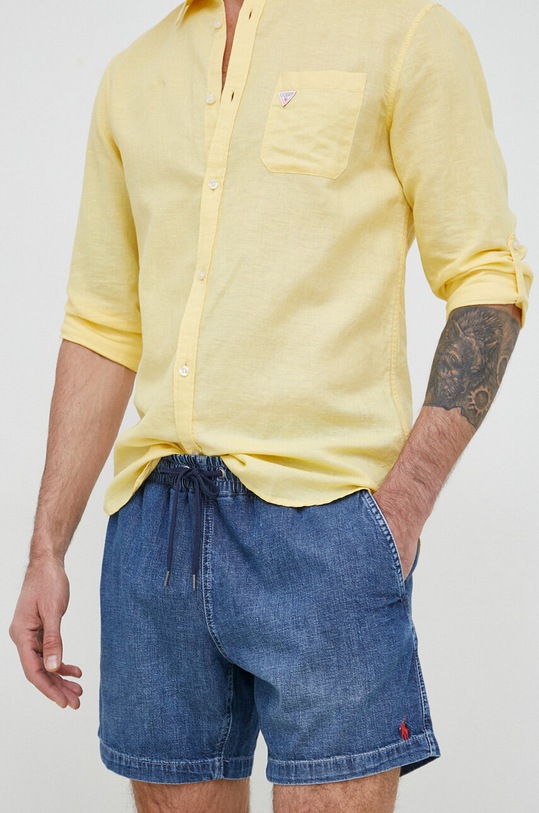 Džínové šortky Polo Ralph Lauren riflovina modrá 710798269