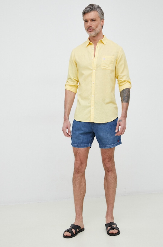 Džínové šortky Polo Ralph Lauren 710798269 modrá SS23