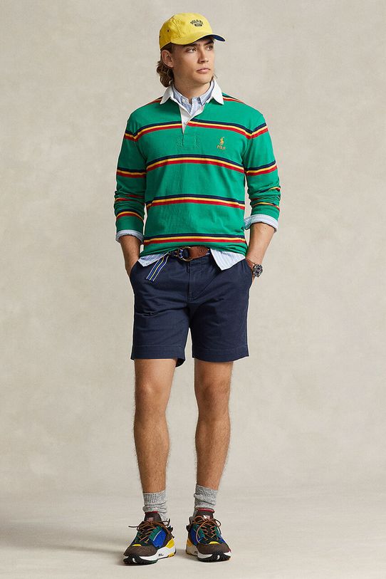 Шорты Polo Ralph Lauren с эластаном тёмно-синий 710799213