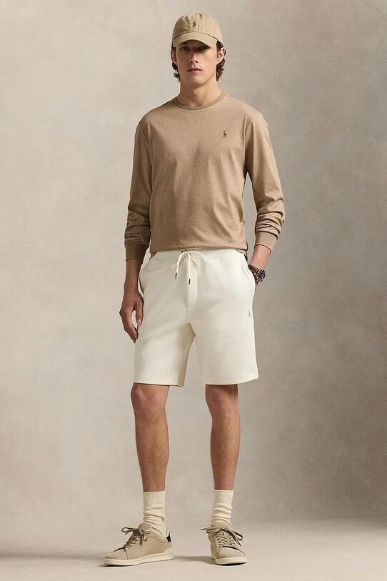 Polo Ralph Lauren pantaloni scurți bumbac bej 710881520