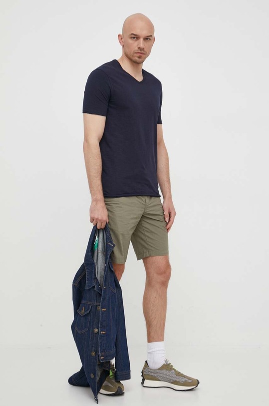 Tommy Hilfiger szorty bawełniane MW0MW31245.PPYX zielony SS23