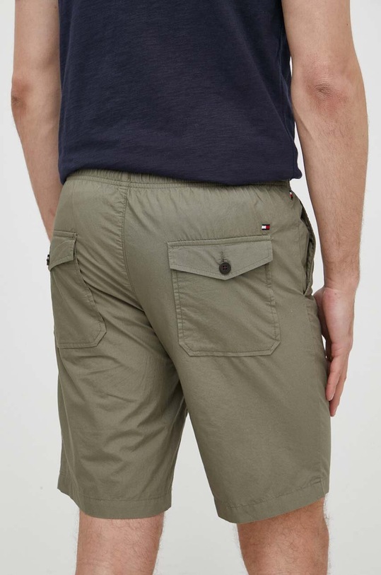 Odzież Tommy Hilfiger szorty bawełniane MW0MW31245.PPYX zielony