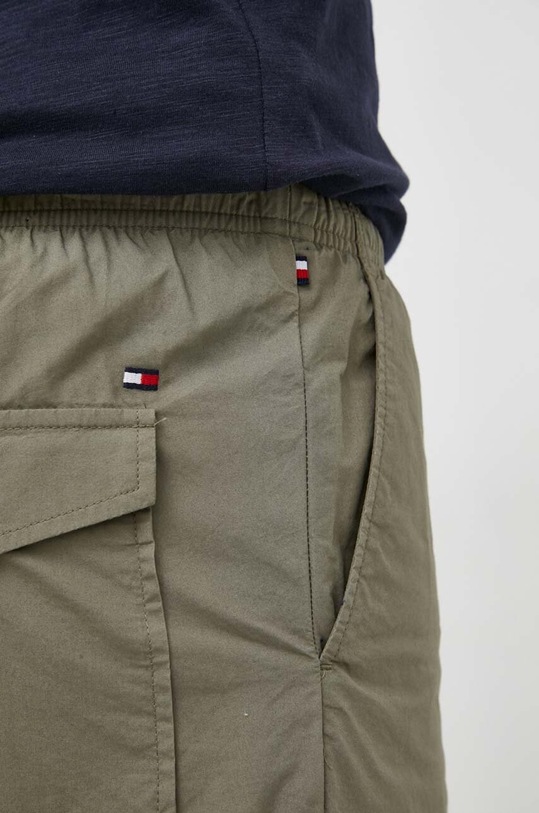 Tommy Hilfiger szorty bawełniane zielony MW0MW31245.PPYX