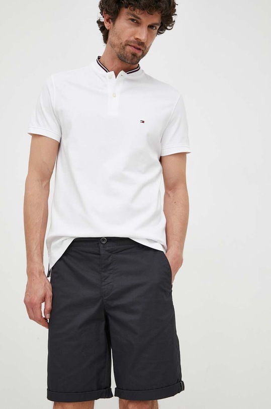 Sisley pantaloni scurti cu elastan negru 4TEQS900J.15F
