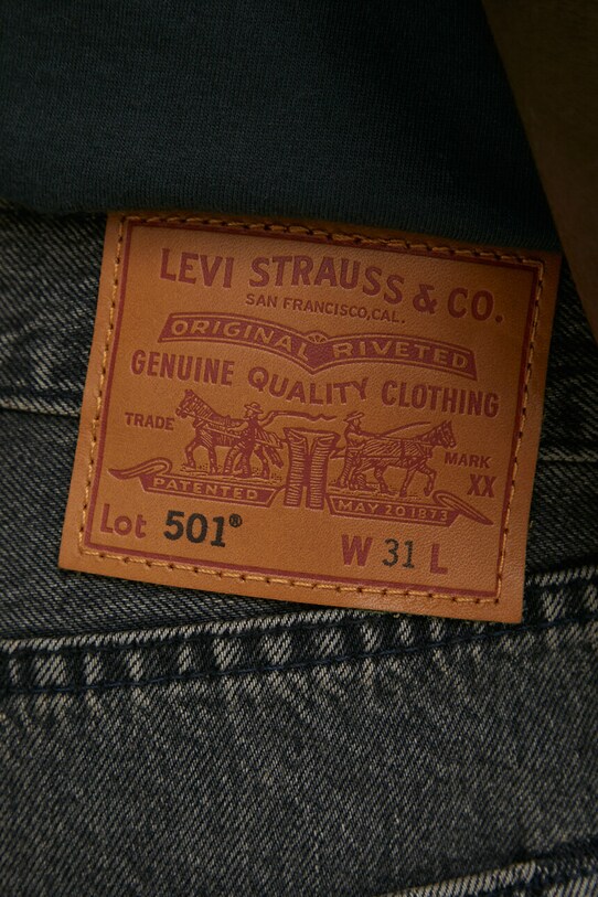 Levi's pantaloni scurti jeans gri 36512.0165