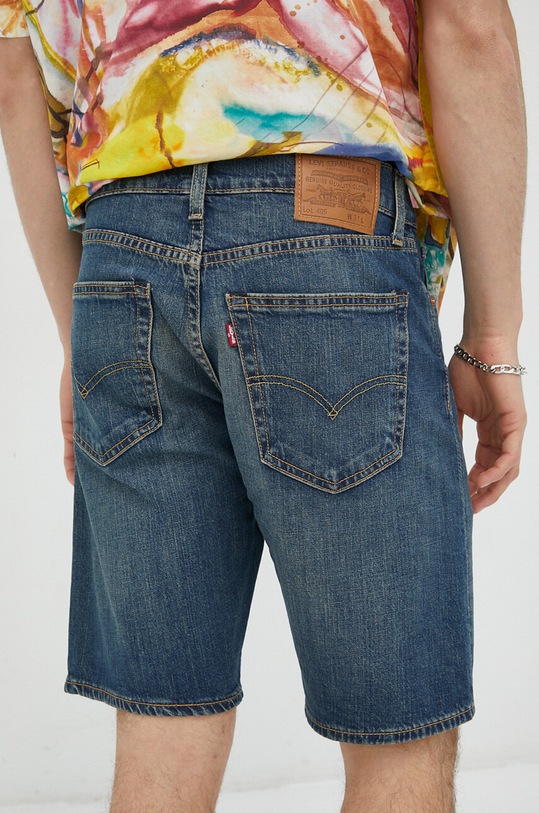 Odzież Levi's szorty jeansowe 39864.0100 granatowy