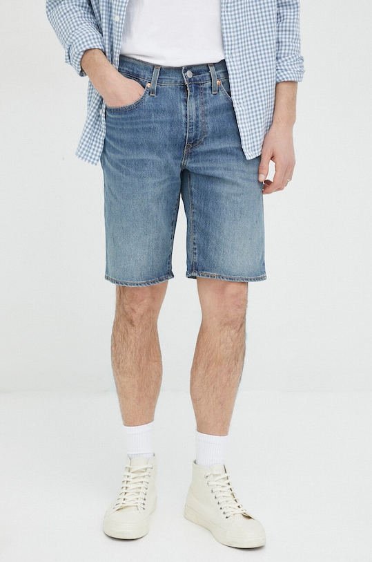 Levi's szorty jeansowe jeans granatowy 39864.0101