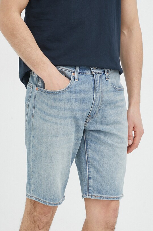Levi's szorty jeansowe z elastanem niebieski 39864.0102