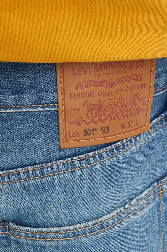 Rifľové krátke nohavice Levi's modrá 85221.0057