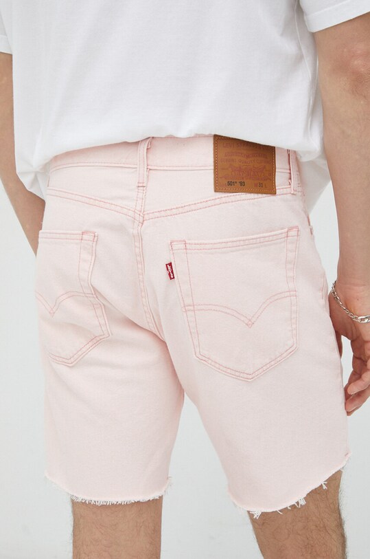 Odzież Levi's szorty jeansowe 85221.0060 różowy