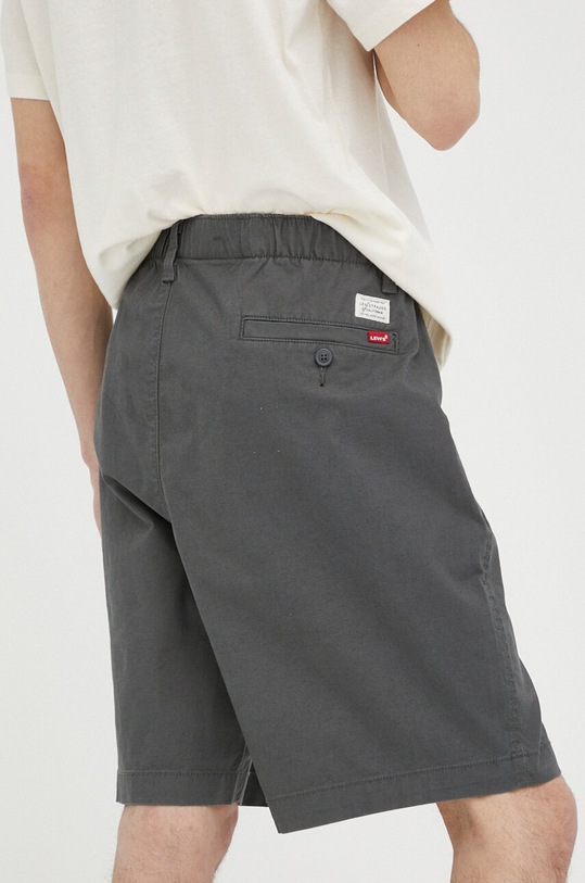 Levi's pantaloncini in lino misto A1042.0016 grigio SS23