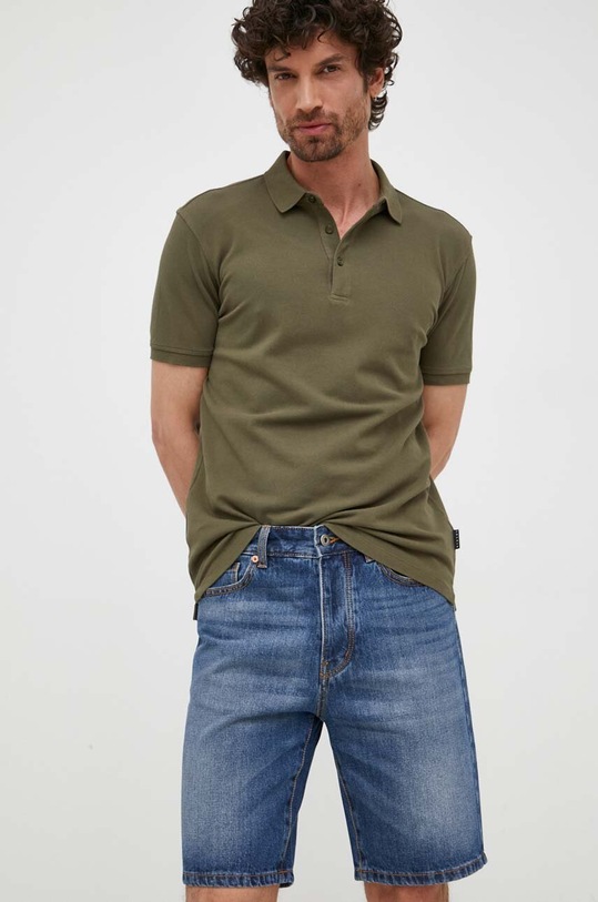 United Colors of Benetton pantaloni scurti jeans jeans albastru 4AW7U900K.901