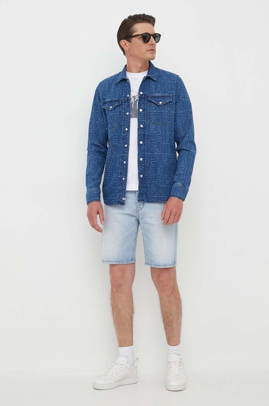 United Colors of Benetton farmer rövidnadrág 4AW7U900K.903 kék SS23