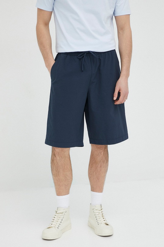Marc O'Polo pantaloni scurti DENIM panza bleumarin 363102915072
