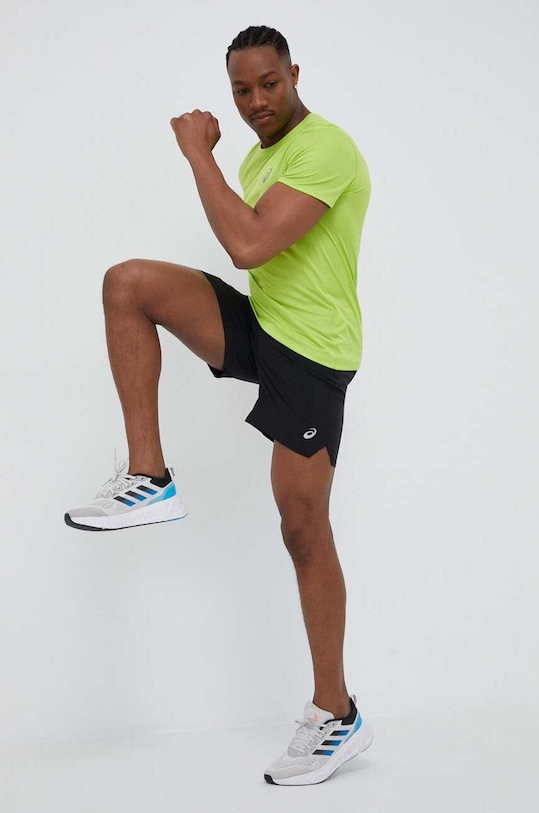 Asics pantaloni scurți de alergare Road 2011C392.001 negru SS23