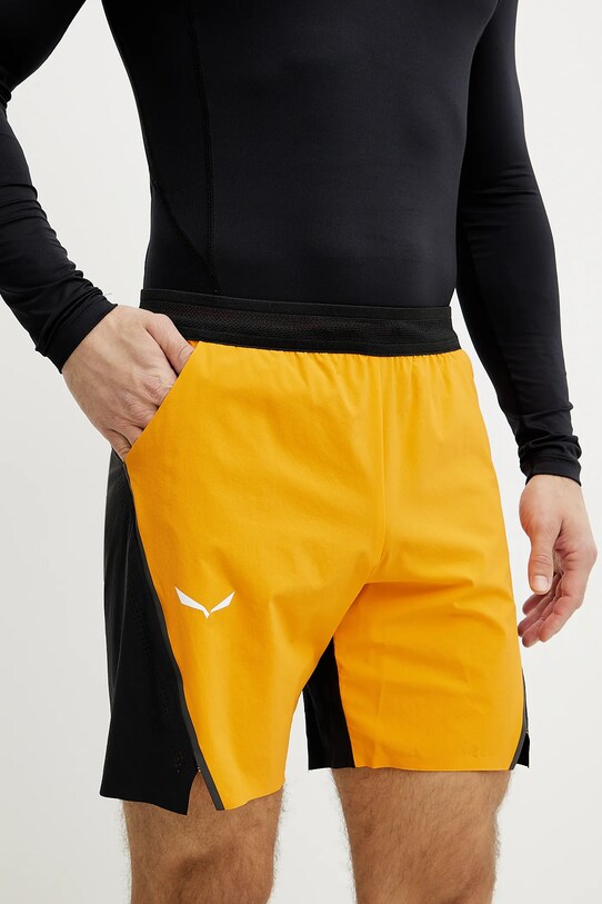 Turistické šortky Salewa Pedroc 2 s elastanom oranžová 00.0000028603