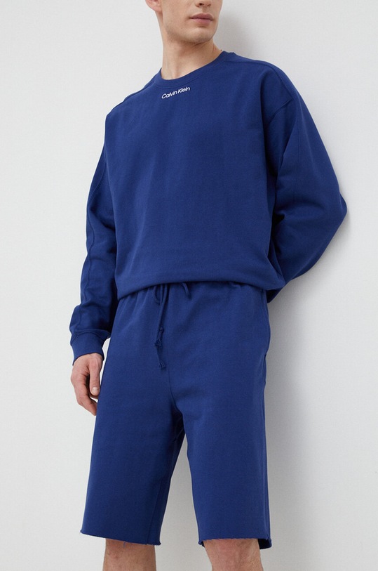 Шорти Calvin Klein Performance CK Athletic блакитний 00GMS3S809